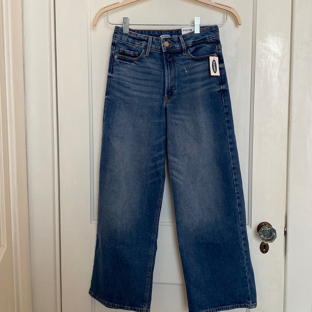 Wide Leg Extra High Rise Jeans